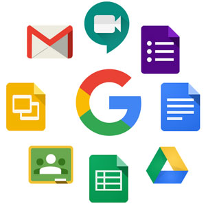 Google suite for education icons