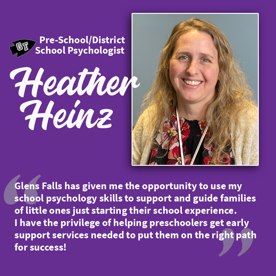 graphic of person smiling with school psychologist title and quote about helping kids