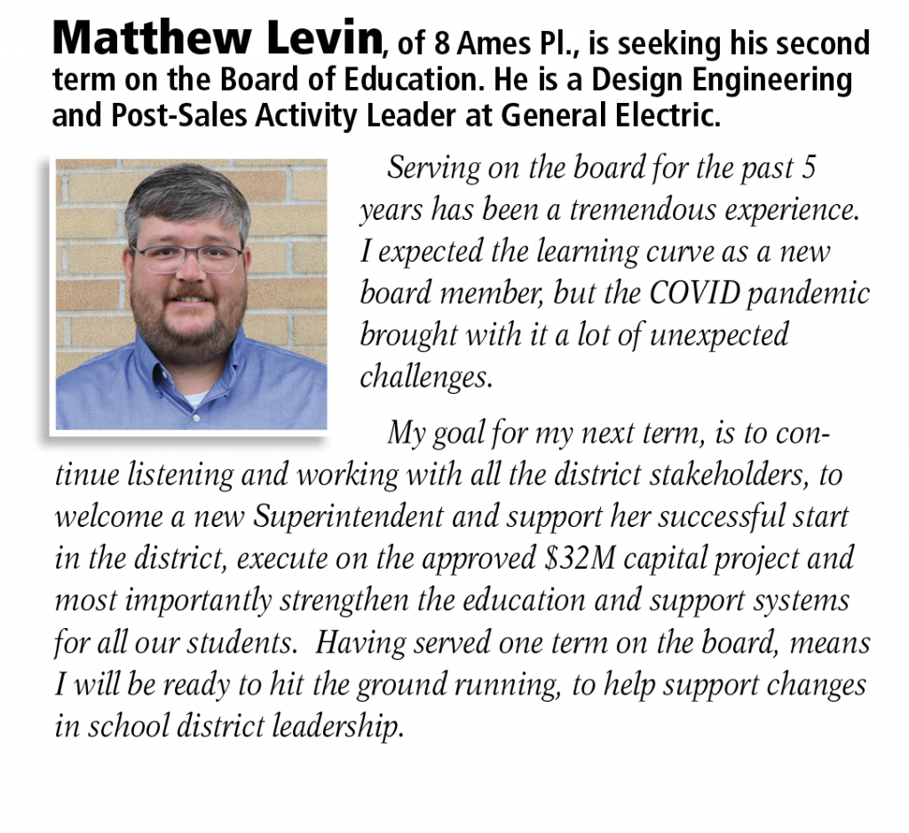Matt Levin candidate profile statement
