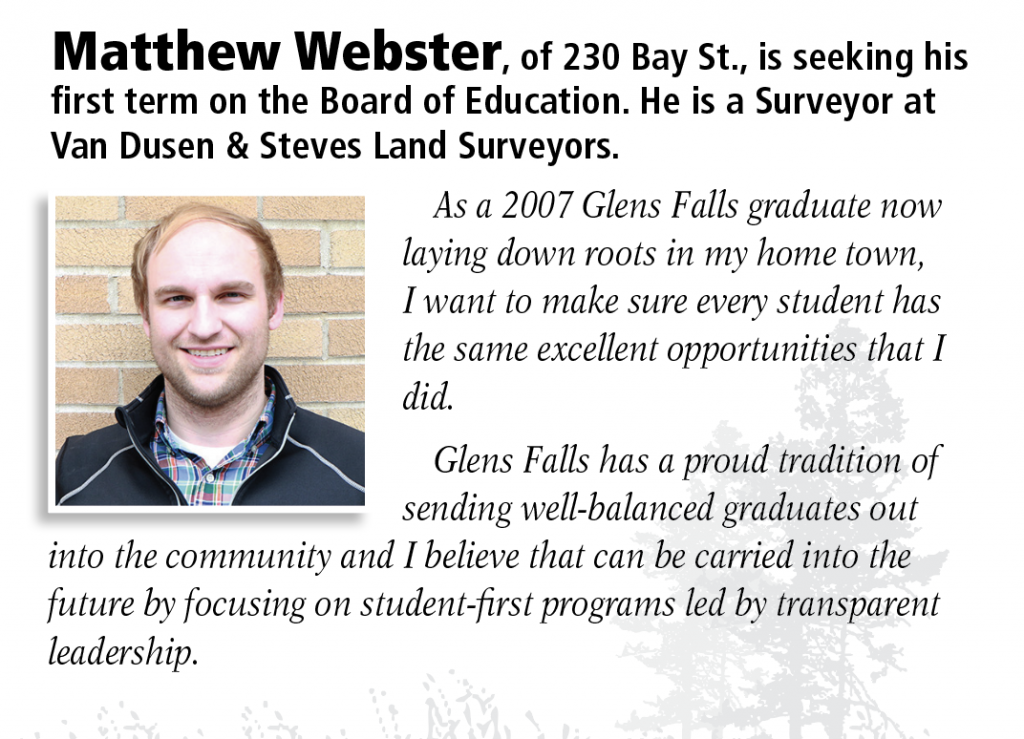 Matthew Webster candidate statement