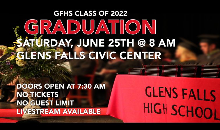 Class of 2022 graduation Saturday June 25th at 8am at Cool Insuring Arena