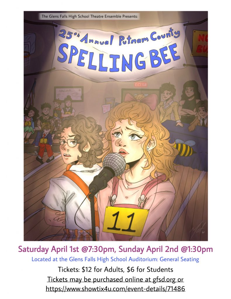 Poster for the 25th Annual Putnam County Spelling Bee